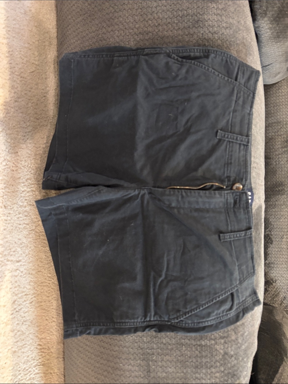 GAP Women's Black Flat-Front Shorts